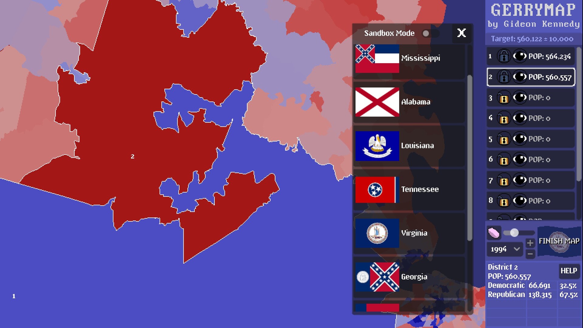 #5. Gerrymap (Steam) By: Gideon Kennedy