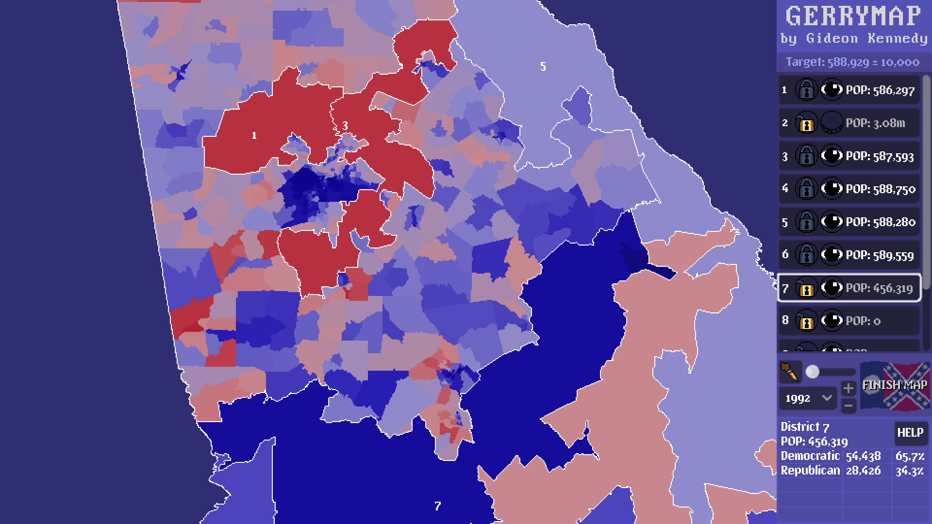 Gerrymap screenshot #1