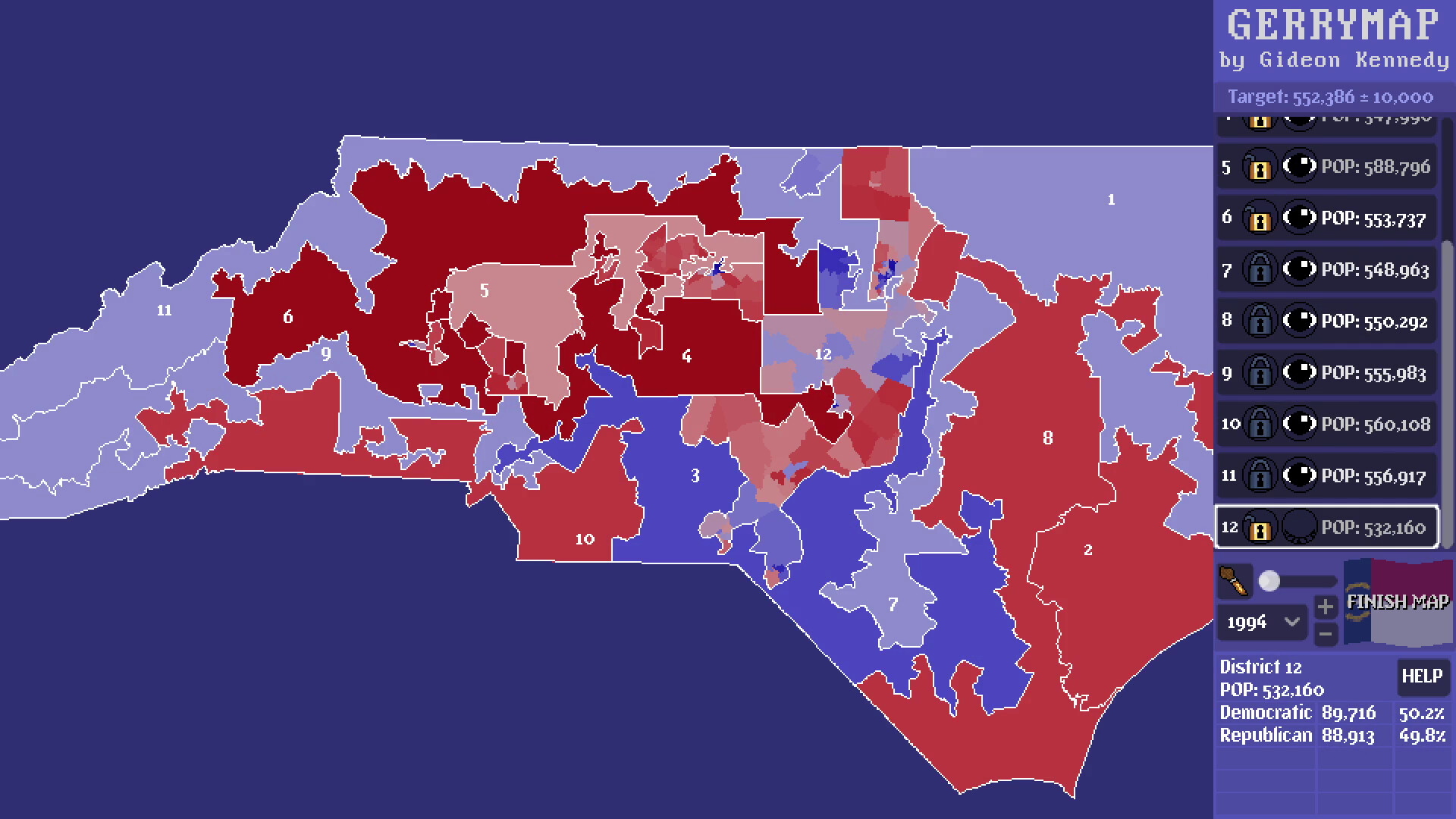 Gerrymap screenshot #3