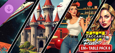 Capa de Zaccaria Pinball - EM+ Table Pack 8