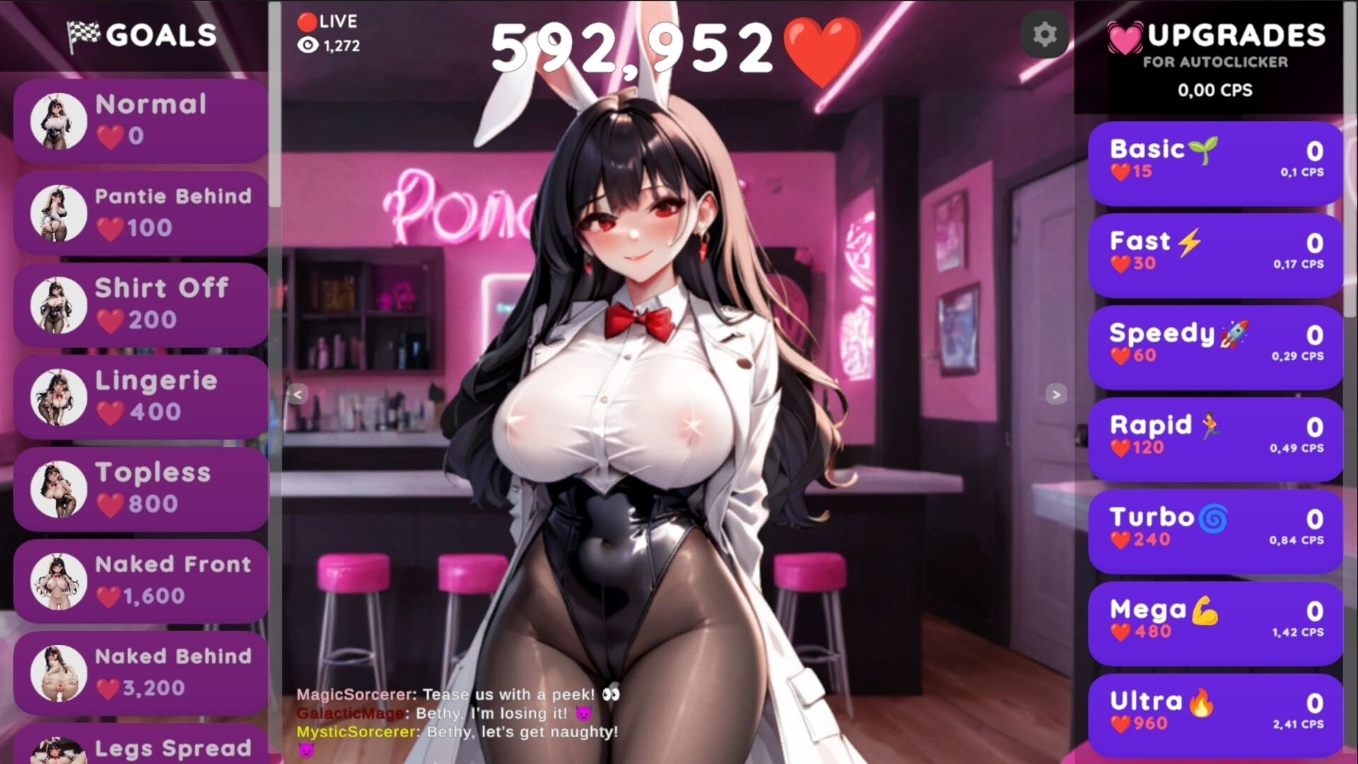 Hentai Clicker: Bethy is streaming screenshot #1