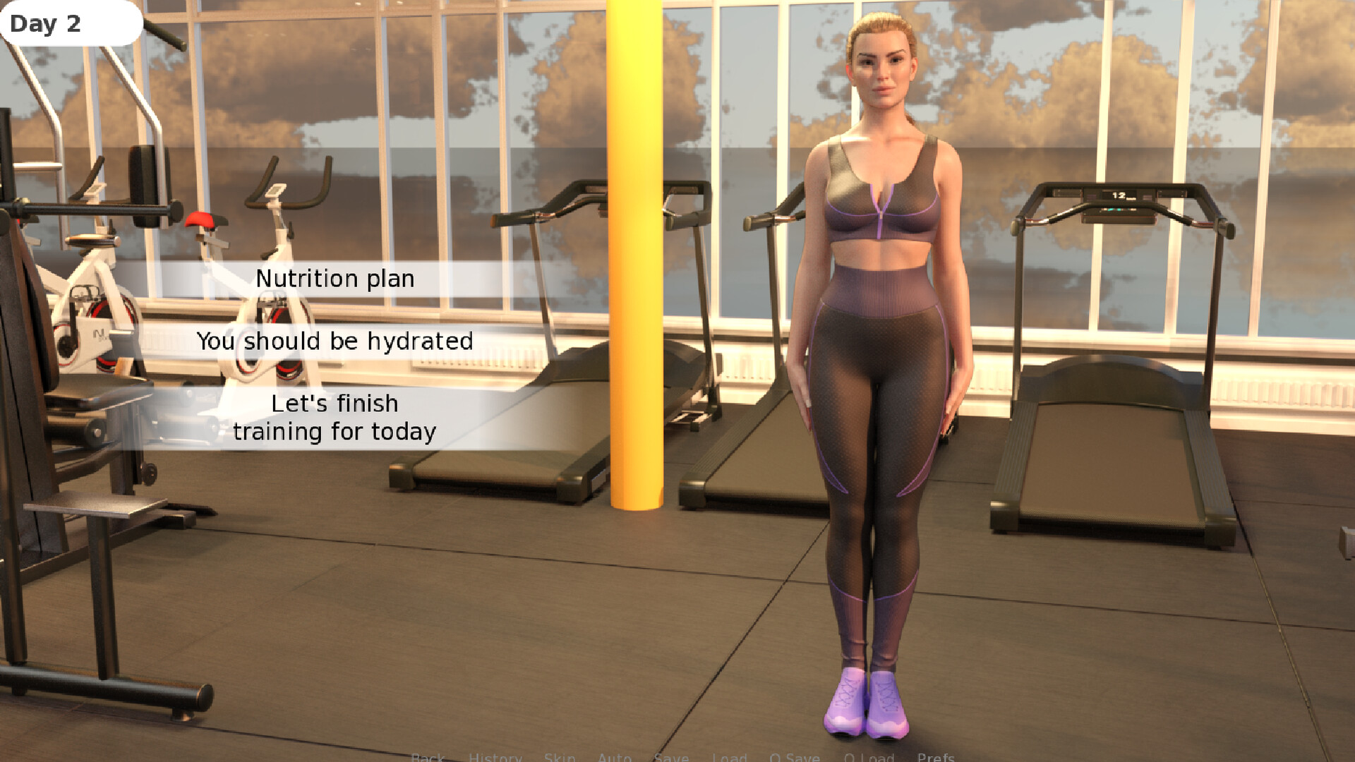 Fitness game screenshot #1