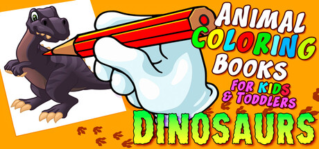 Animal Coloring Books for Kids & Toddlers - Dinosaurs steam charts