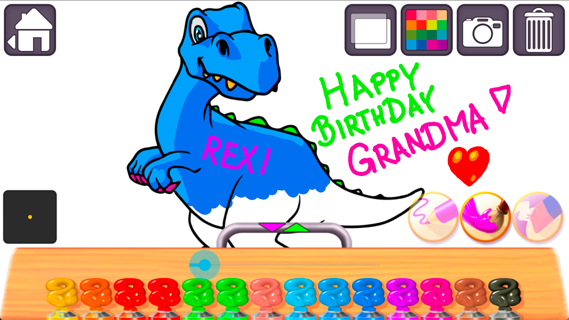 Animal Coloring Books for Kids & Toddlers - Dinosaurs screenshot #3