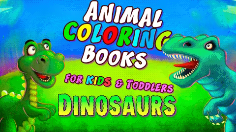 Animal Coloring Books for Kids & Toddlers - Dinosaurs video 1