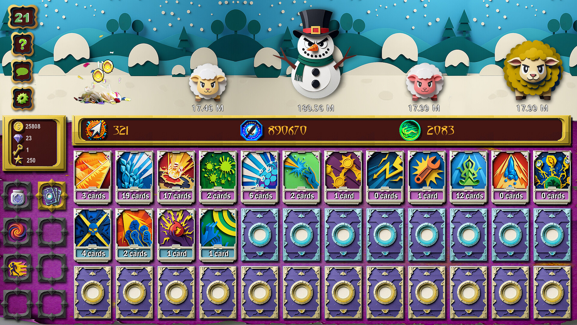 Card Storm Idle HD screenshot #7