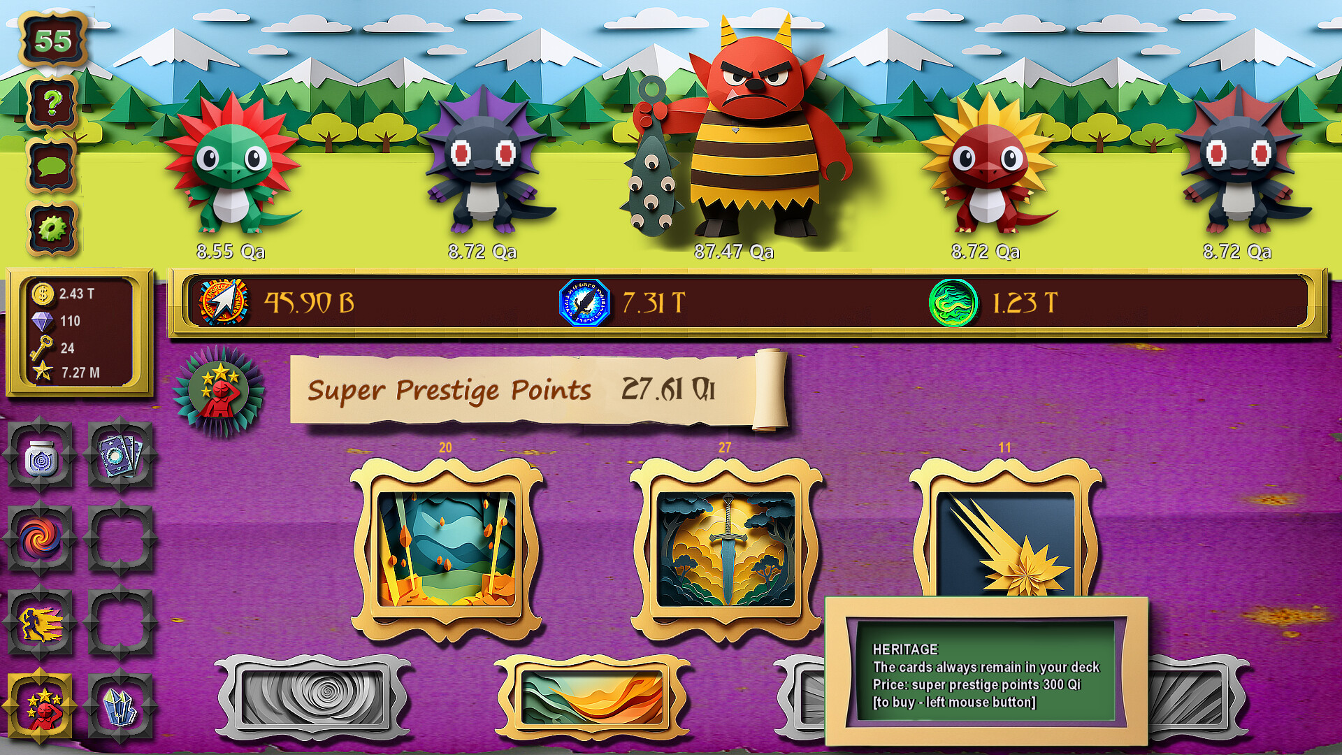 Card Storm Idle HD screenshot #2