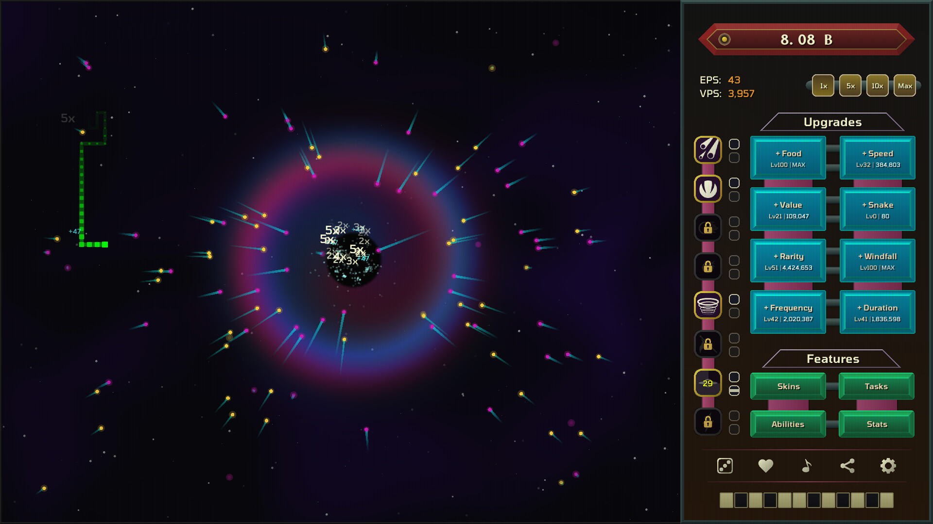 Auto Snakes in Outer Space screenshot #6