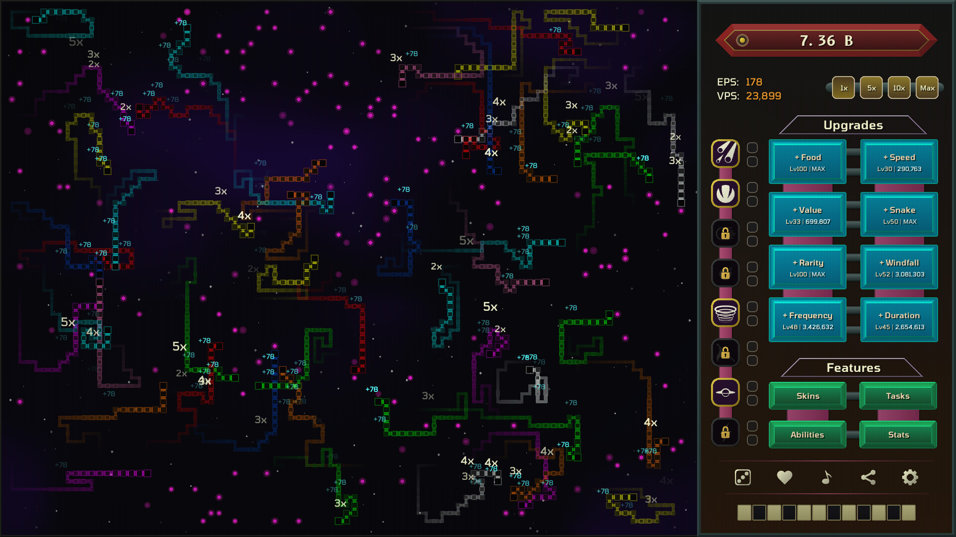 Auto Snakes in Outer Space screenshot #8