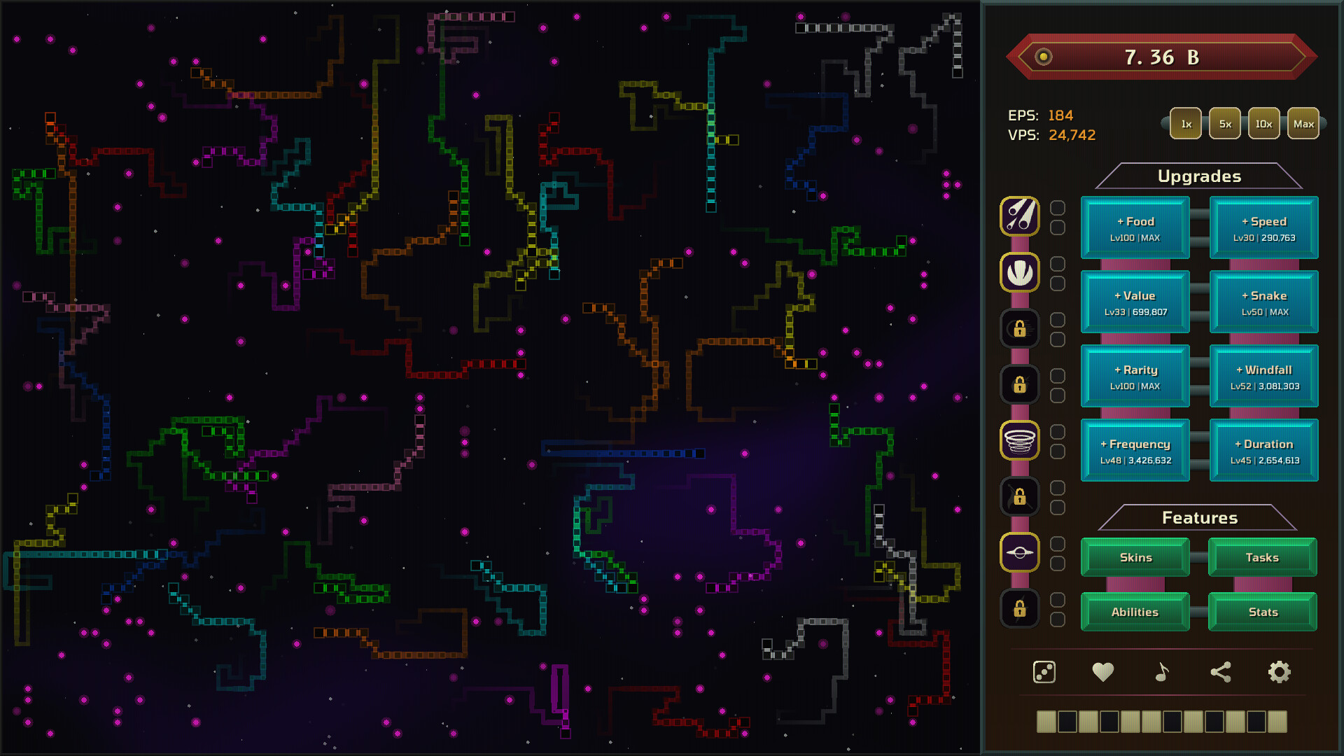 Auto Snakes in Outer Space screenshot #9