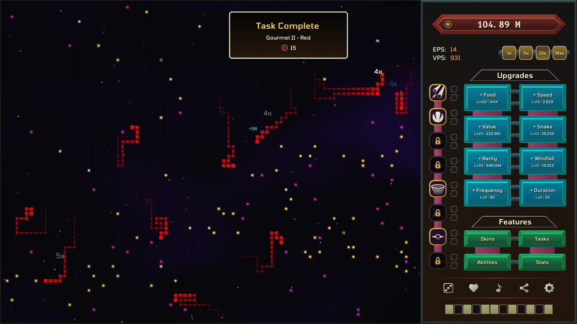 Auto Snakes in Outer Space screenshot #5