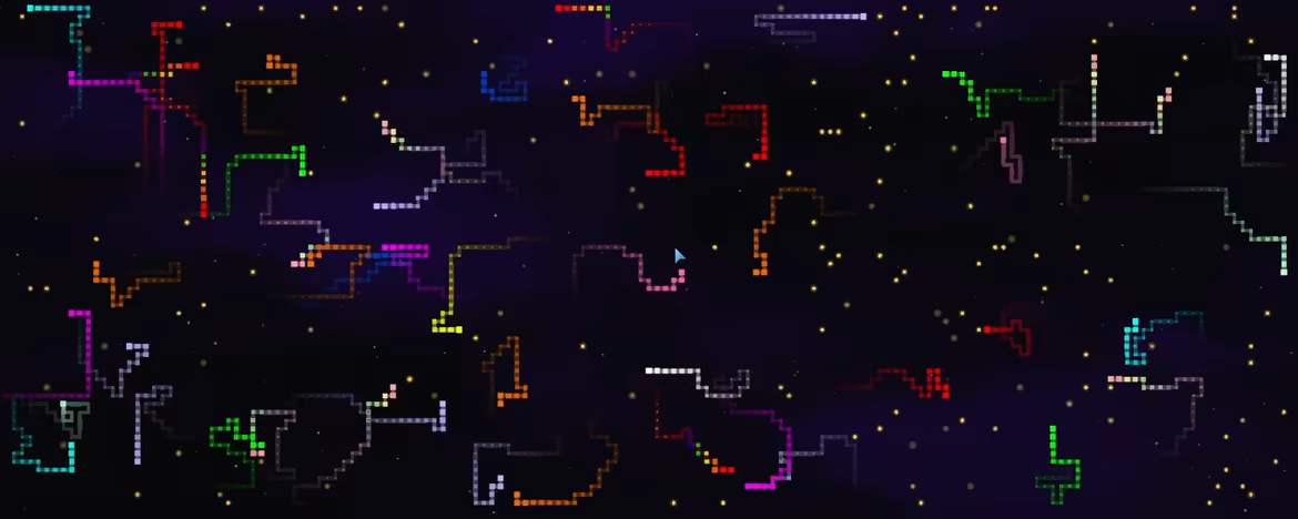 Auto Snakes in Outer Space video 2