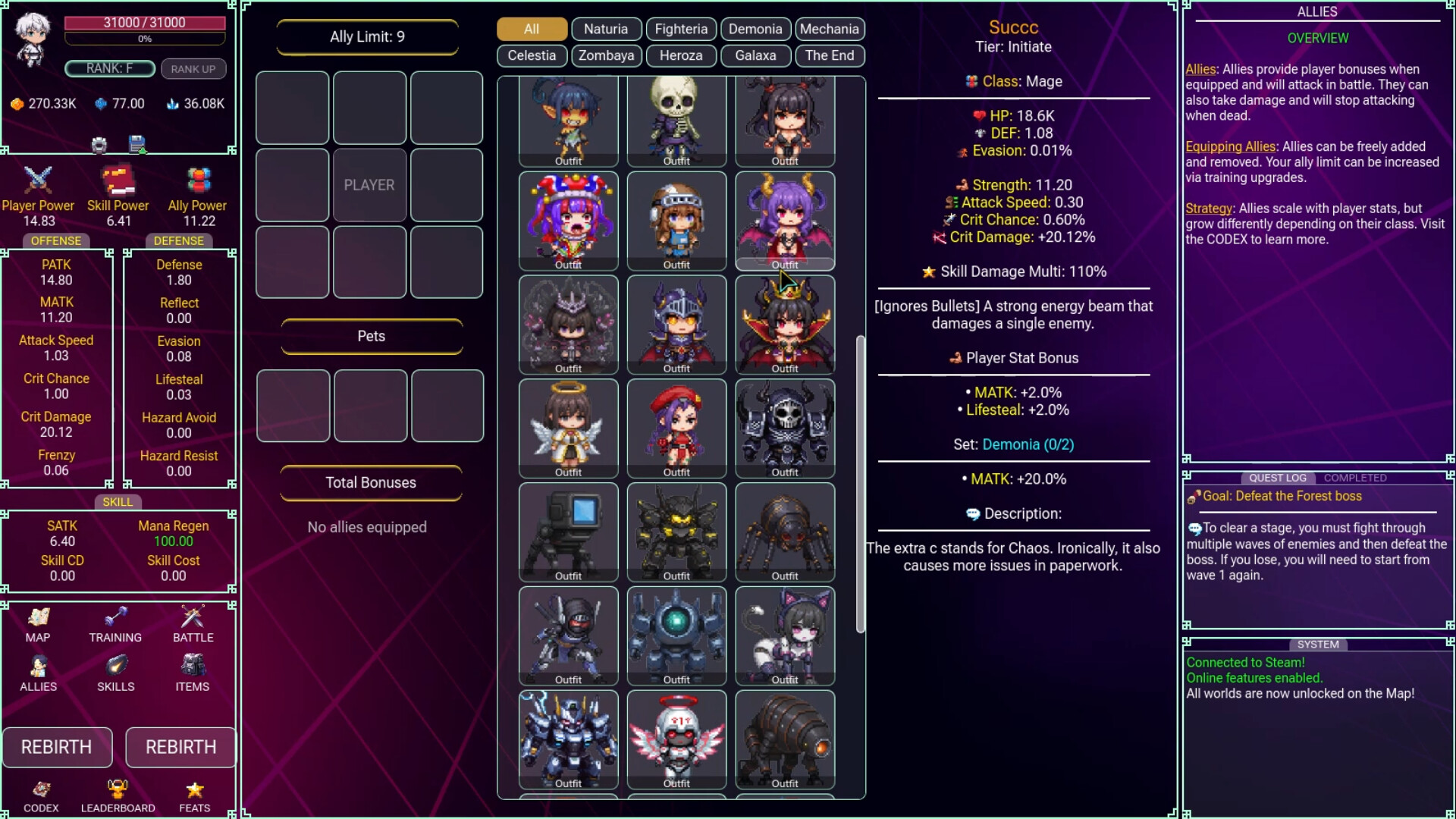 Multiverse Idle screenshot #1