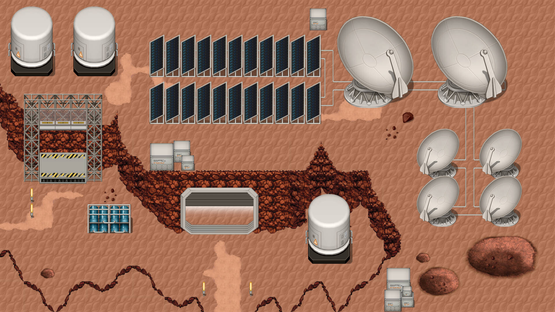 RPG Maker MV - KR Mars Colony Tileset Featured Screenshot #1