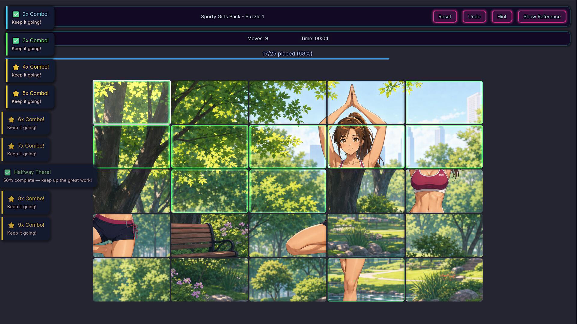 Bikini Heaven - Puzzle Pack - Sporty Girls screenshot 1