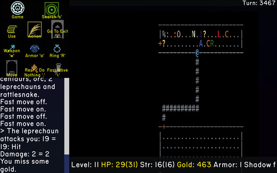 Screenshot of Hollows Of Rogue