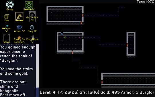 Screenshot of Hollows Of Rogue