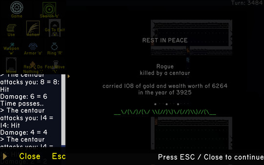 Screenshot of Hollows Of Rogue