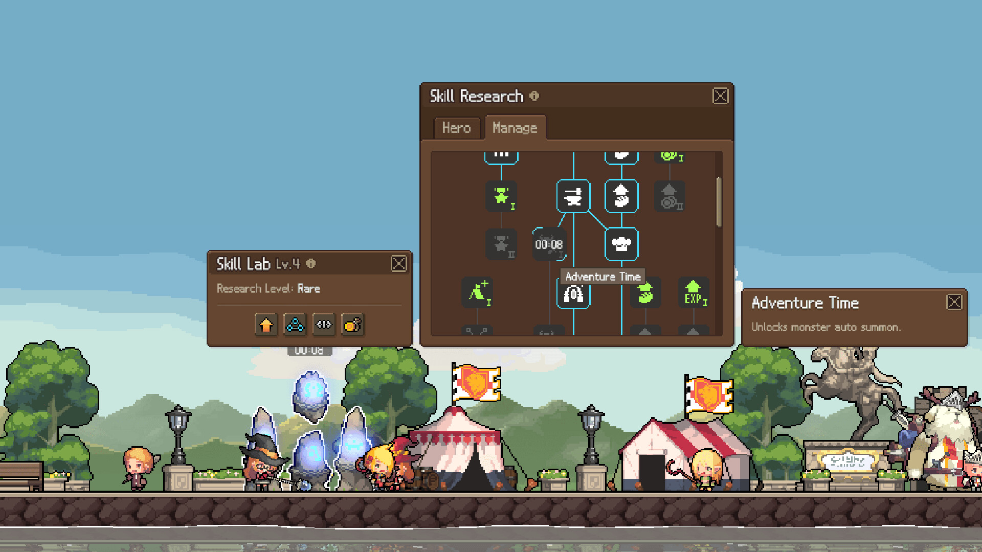 Crusaders Quest : Hero Town gameplay screenshot 4