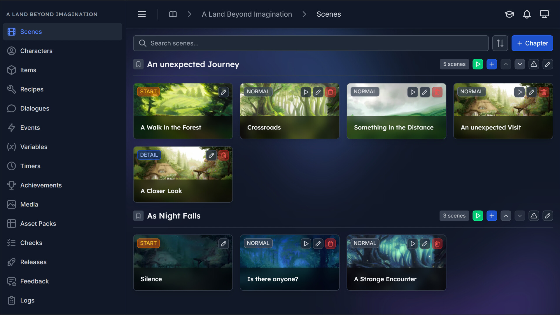 Talescape: Write. Branch. Play. screenshot 4