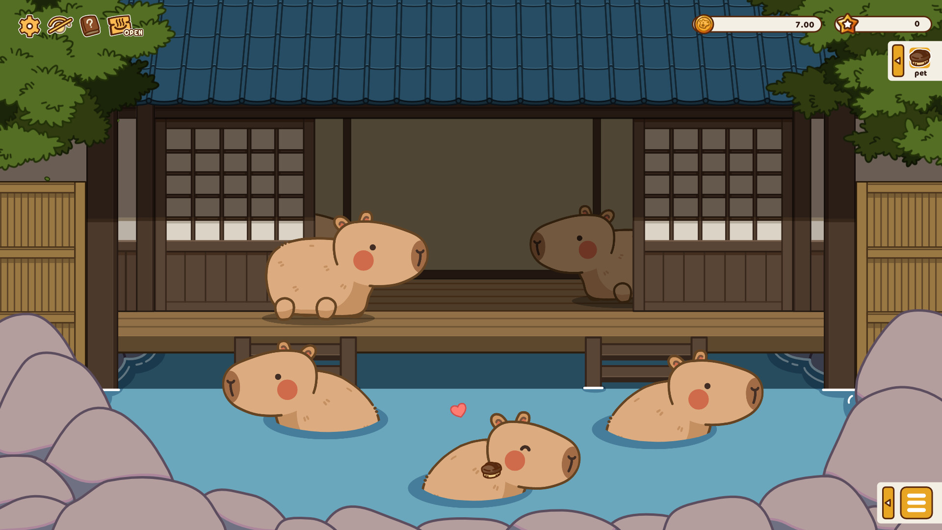 Capyon Onsen screenshot #1