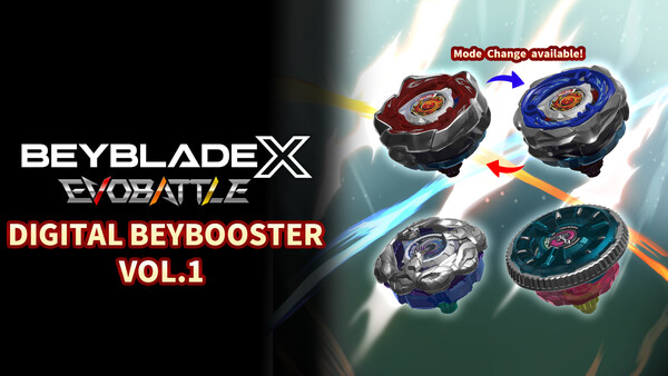 BEYBLADE X EVOBATTLE DIGITAL BEYBOOSTER VOL.1