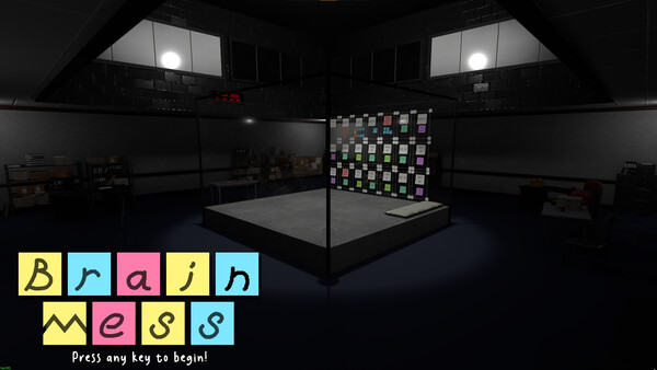 Screenshot of BrainMess gameplay showing in-action mechanics