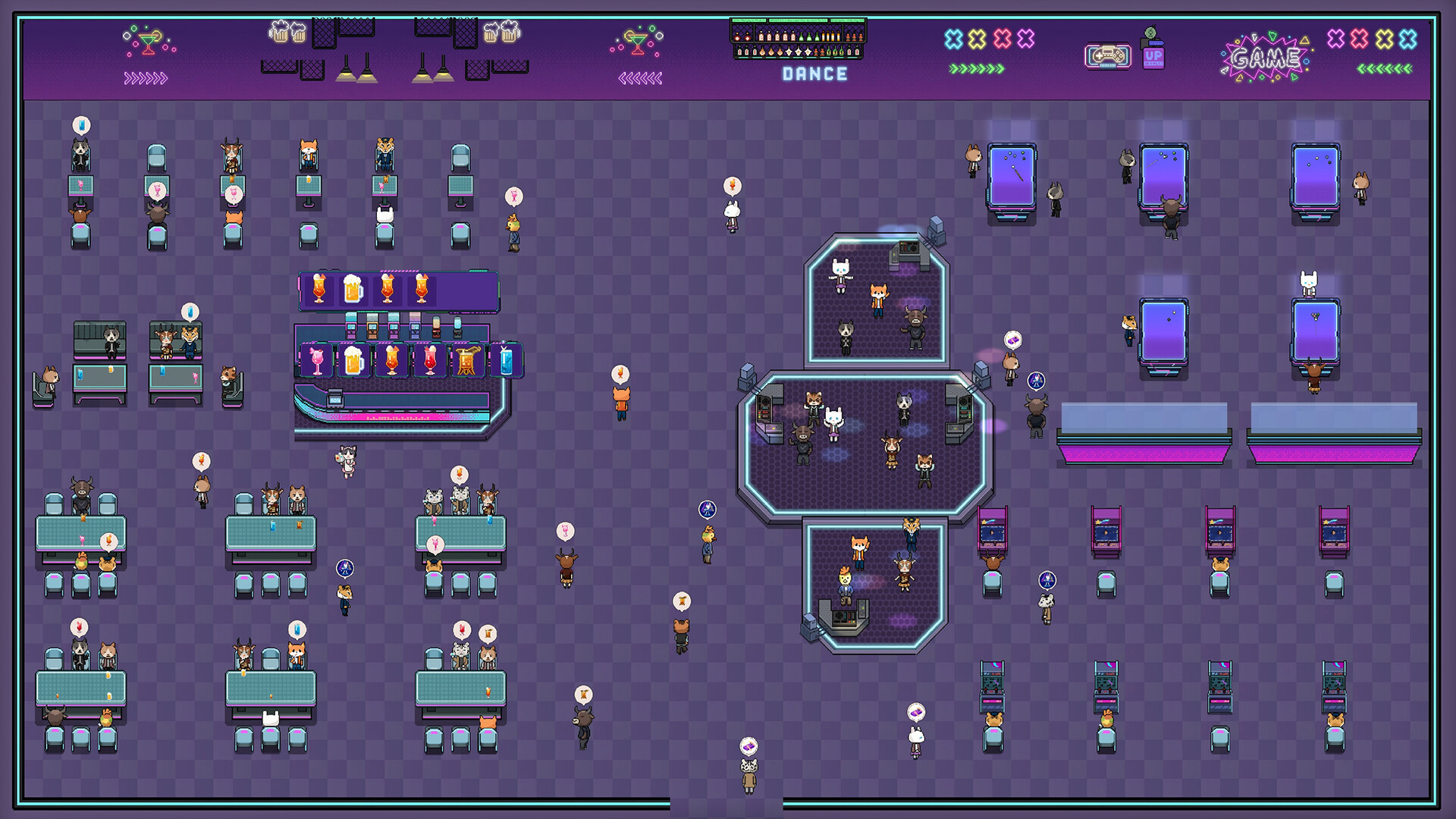 动物霓虹街：酒吧 screenshot #10