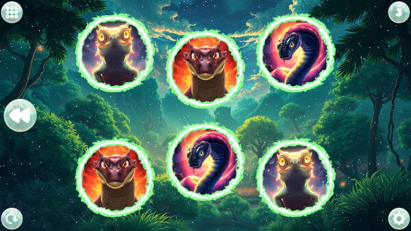 Screenshot of Anime Dream Match: Reptiles