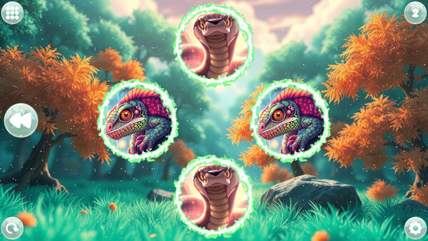 Screenshot of Anime Dream Match: Reptiles