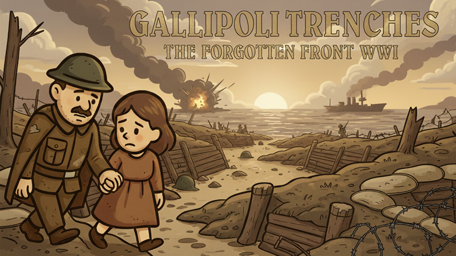 Gallipoli Trenches: The Forgotten Front WW1 screenshot #3