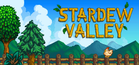 Steam header art for Stardew Valley