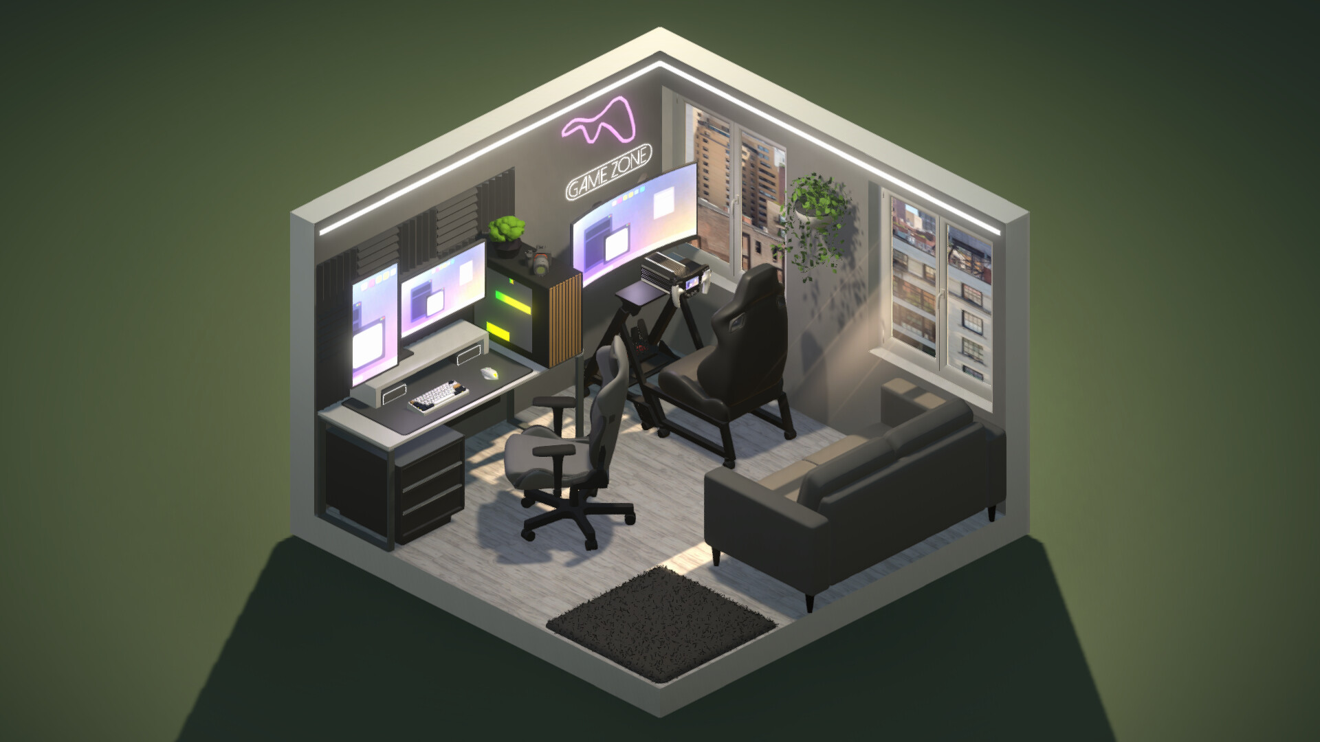 #2. My Dream Setup - Sim Racing DLC (Steam) Podle: Campfire Studio