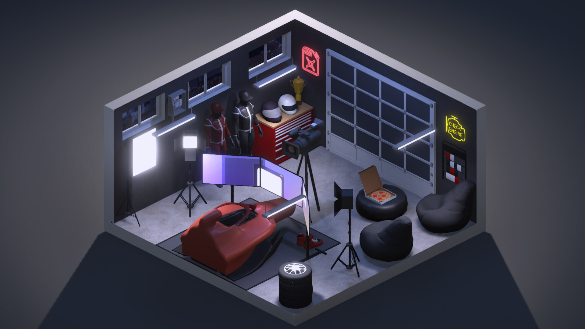 #3. My Dream Setup - Sim Racing DLC (Steam) Podle: Campfire Studio