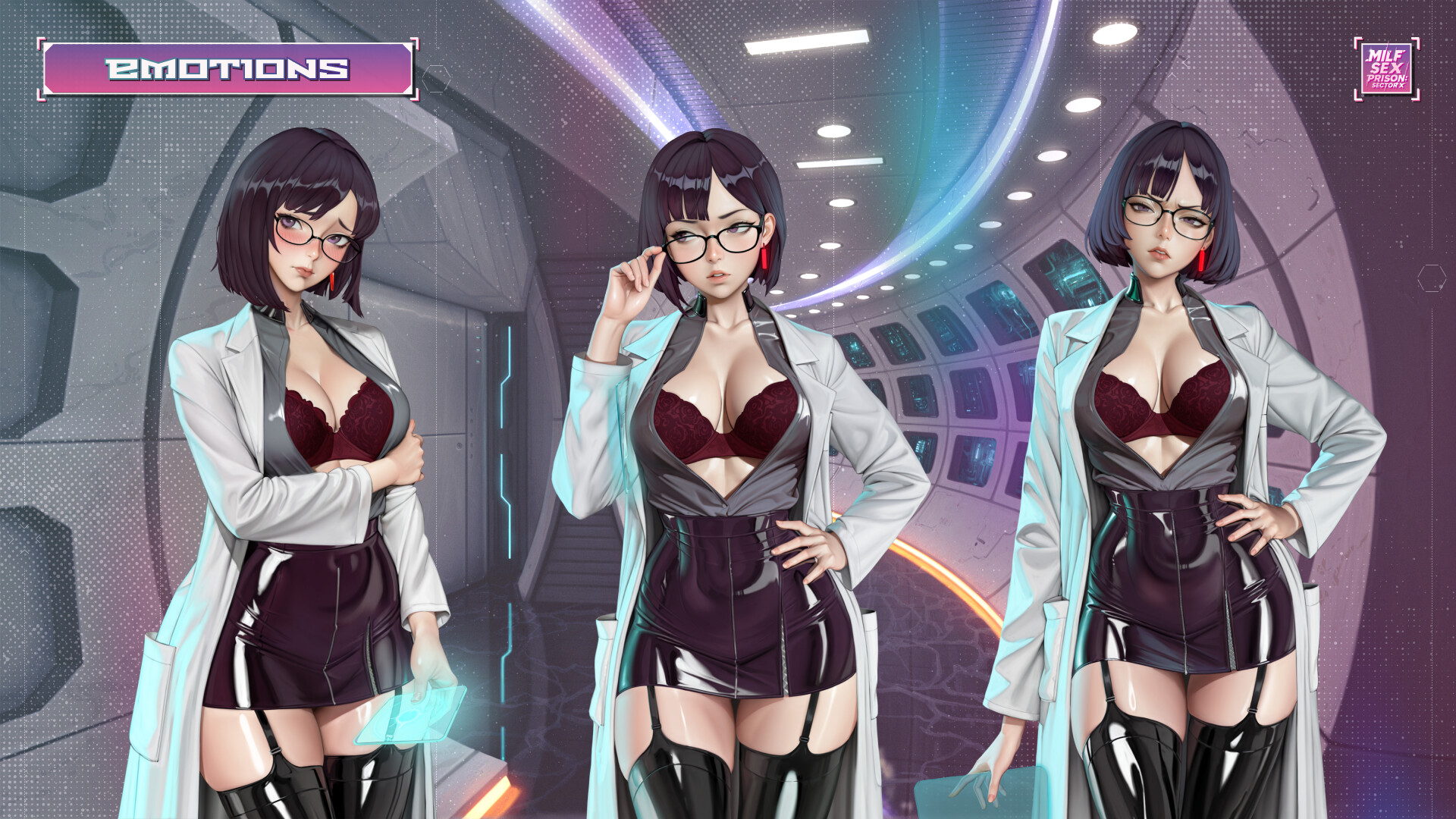 MILF Sex Prison: Sector X - Digital Artbook screenshot 1