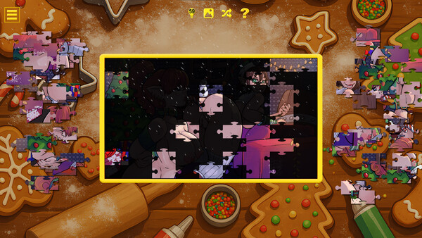 Naughty Christmas Jigsaw game for Linux 1