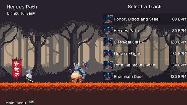 Bushidon't: Rhythm battles and the unnecessarily long subtitle screenshot 6
