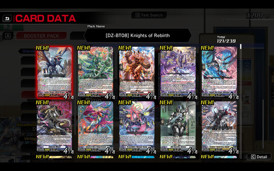 Cardfight!! Vanguard DD 2:Complete Playset 16 "DZ-BT08"	 screenshot 1