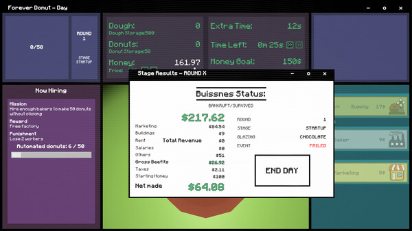 Screenshot 4 of Forever Donut - final gameplay screenshot