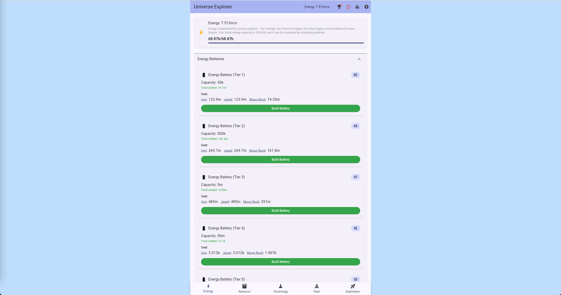 Universe Exploration screenshot #1