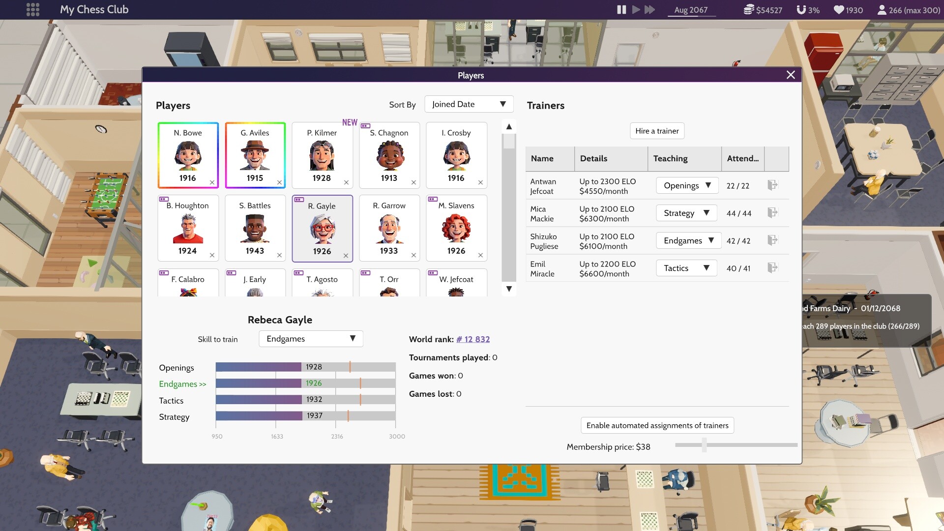 Chess Club Manager screenshot #1