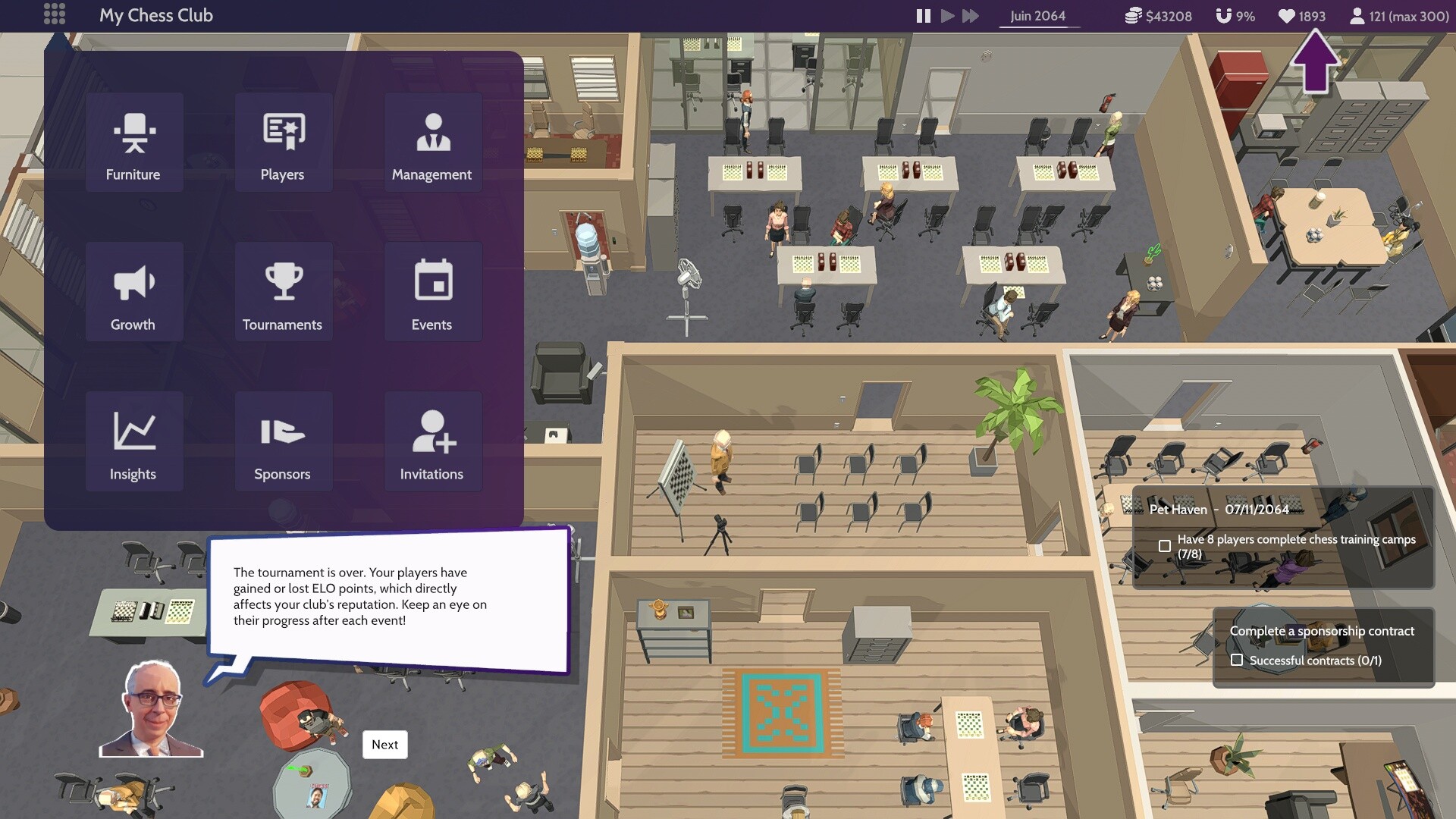 Chess Club Manager screenshot #1