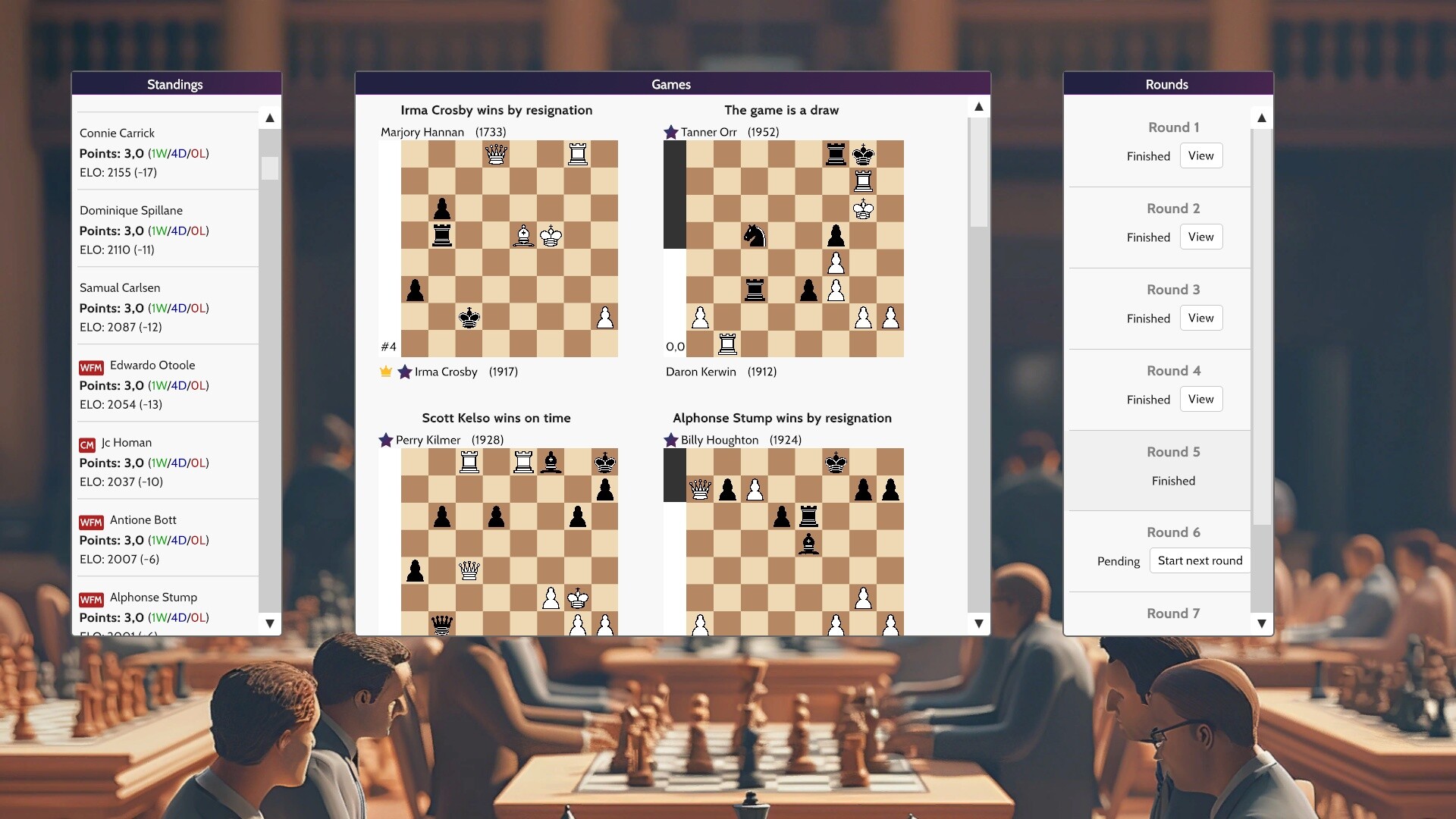 Chess Club Manager screenshot #2
