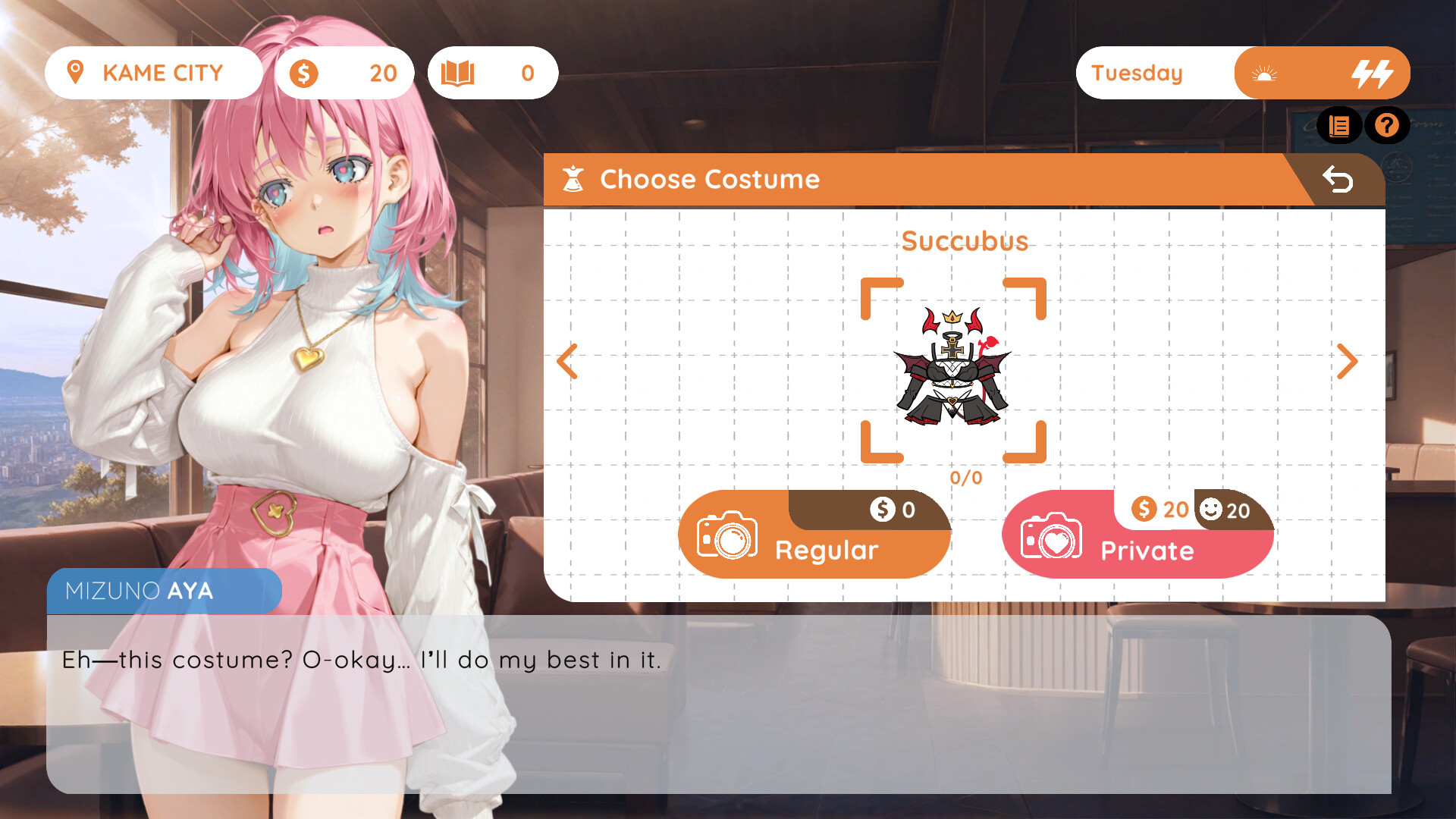 Kameko: Cosplay Love Story screenshot 2