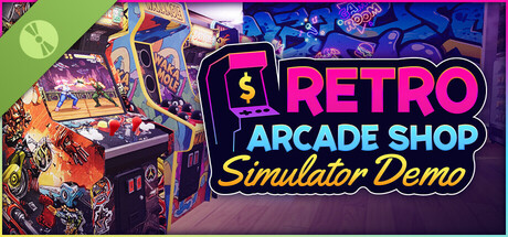 Retro Arcade Shop Simulator (Demo) header