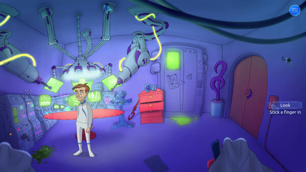 Screenshot of Proyecto LUCA gameplay showing in-action mechanics