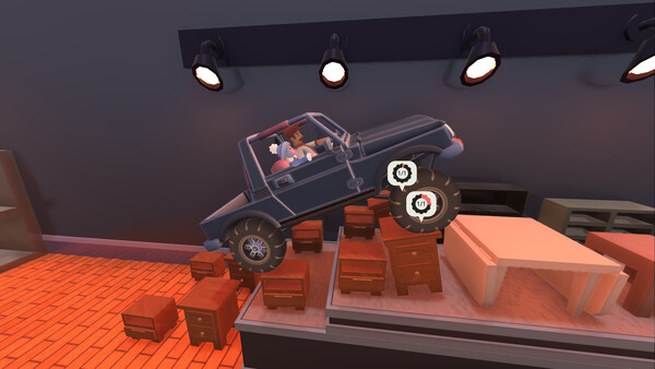 Скриншот 1 из игры 4x4 in a Furniture Store