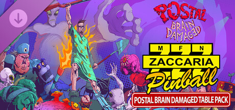 Steam cover for Zaccaria Pinball - POSTAL Brain Damaged Table Pack.