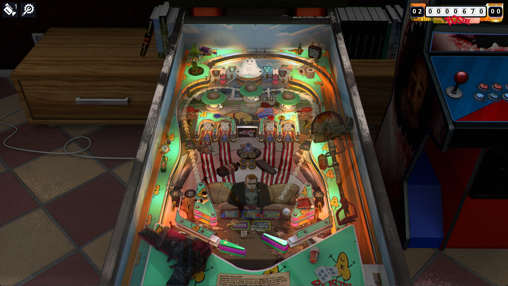 Zaccaria Pinball - POSTAL Brain Damaged Table Pack Featured Screenshot #1