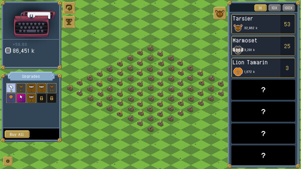 Infinite Monkey Clicker game for windows Pc 1